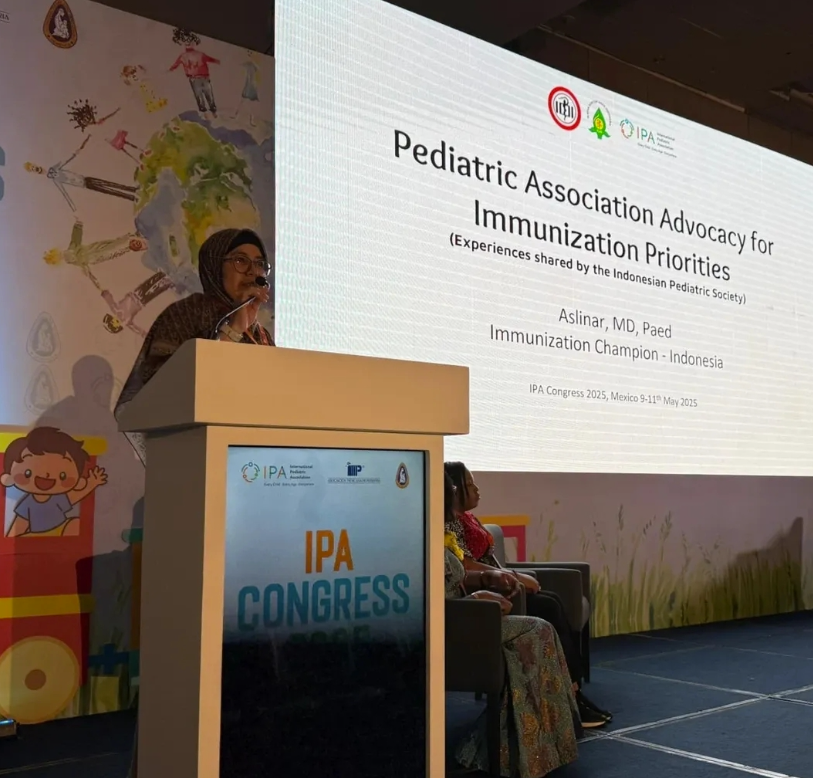 Dosen FK Unaya dr. Aslinar Wakili Indonesia di Kongres Pediatri Dunia di Meksiko
